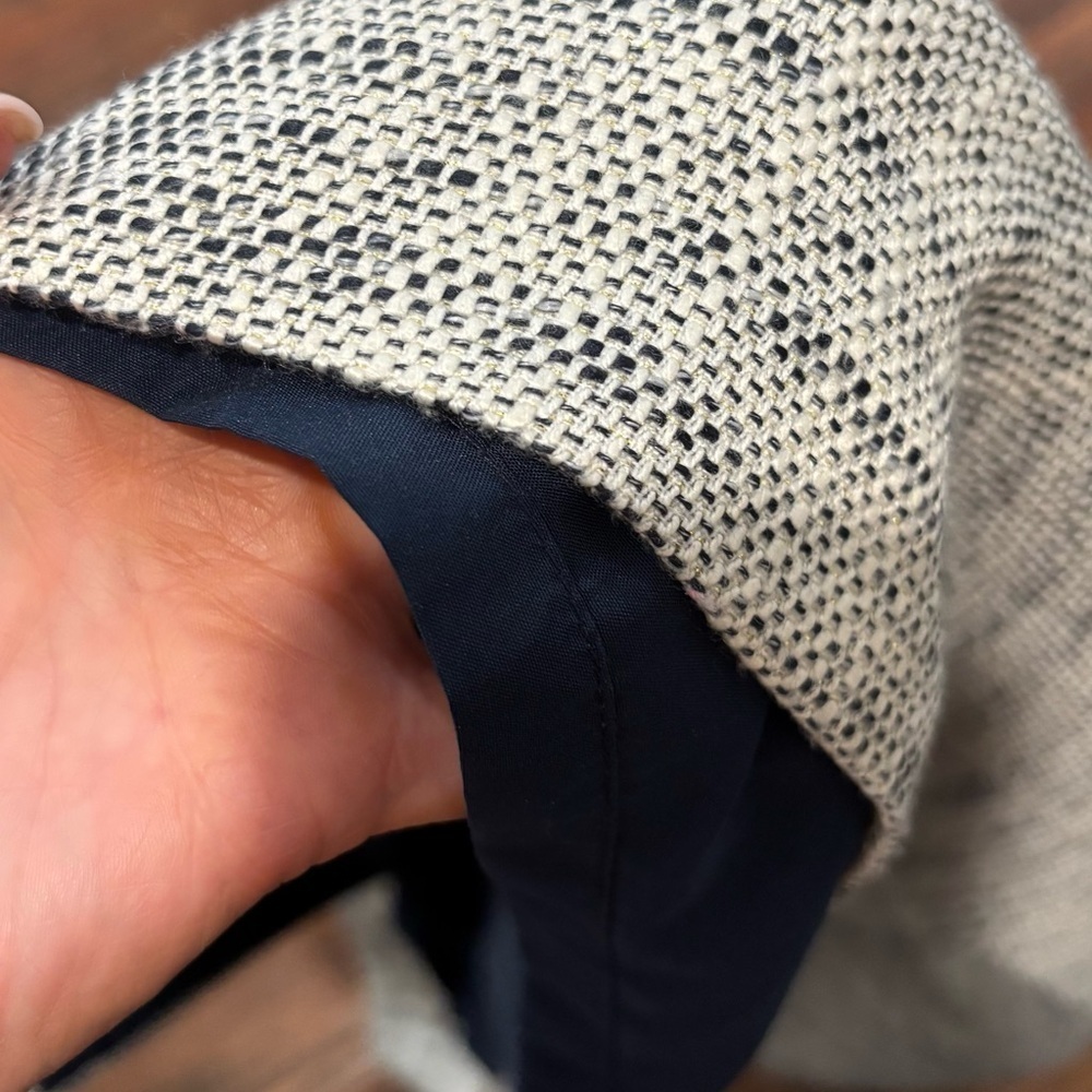 J Crew Sleeveless Twead Eyelet Sheath Office Dress Sz 10 Lined Rn77388 - Picture 8 of 10